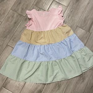 Women’s multi colored dress. Size medium (more on the Large side)